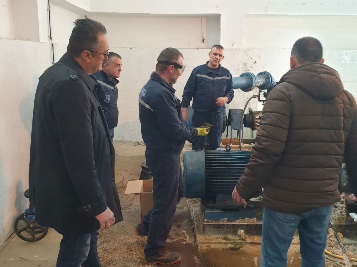 Радови на Пумпној станици Драгања за квалитетније водоснабдевање и уштеде на мрежи